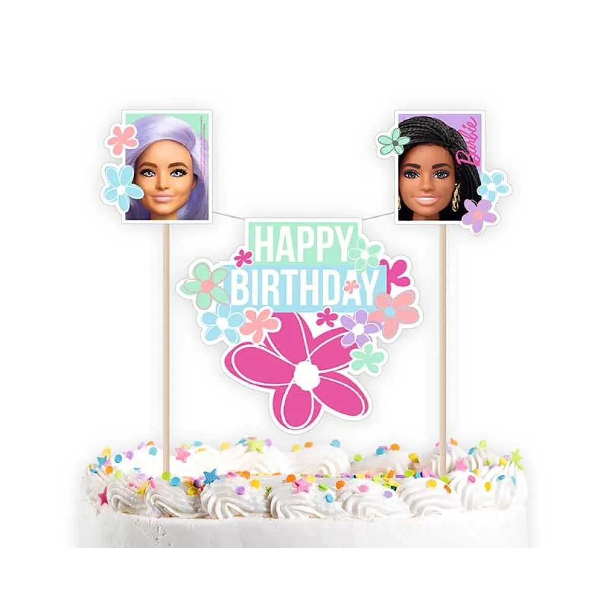 Barbie Happy Birthday Cake Topper