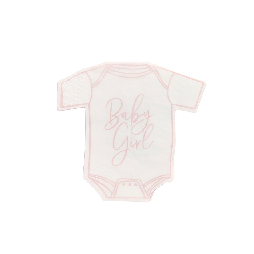 Baby Girl Babygrow Napkins