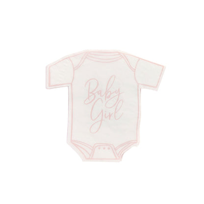 Baby Girl Babygrow Napkins