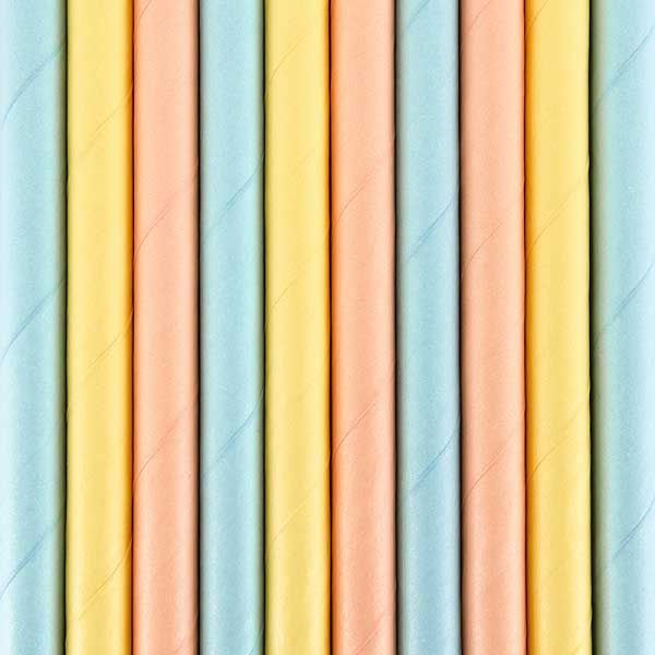 Pastel Paper Straws