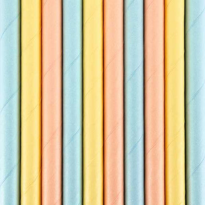 Pastel Paper Straws