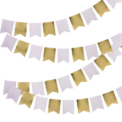 Gold Foiled Flag Bunting