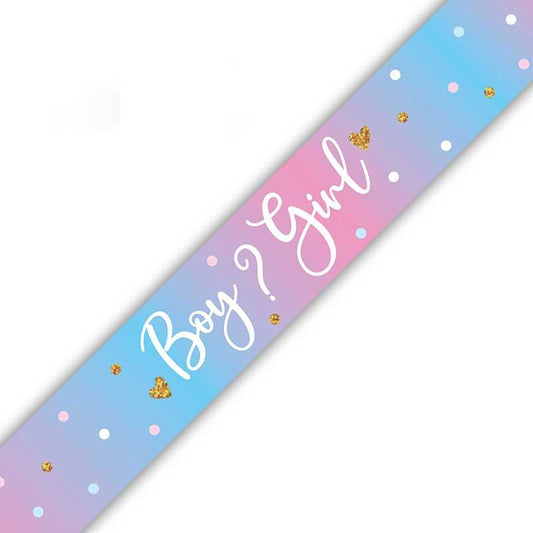 Boy Or Girl Foil Banner