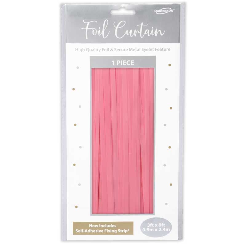 Matte Pink Door Curtain