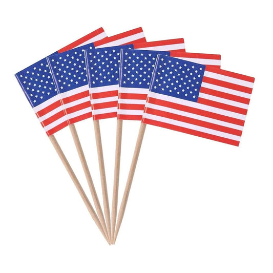 30 American Flag Picks