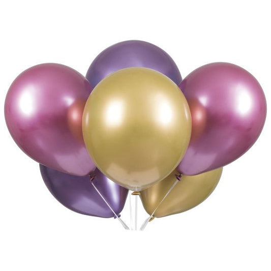 Pink, Gold & Purple Platinum Balloons