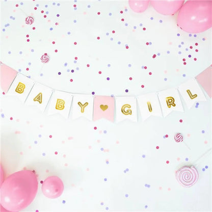 Baby Girl Card Banner