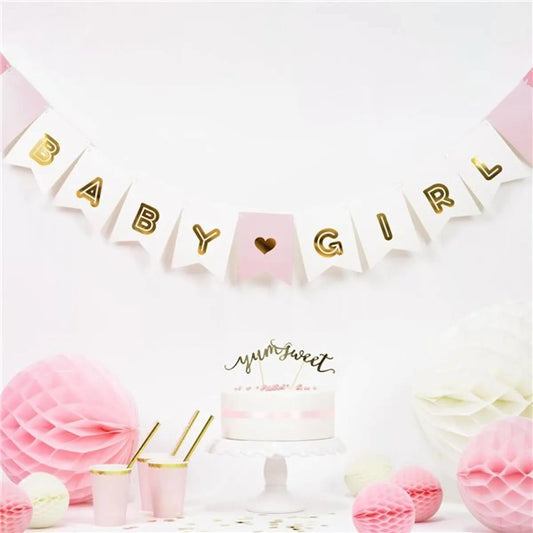 Baby Girl Card Banner