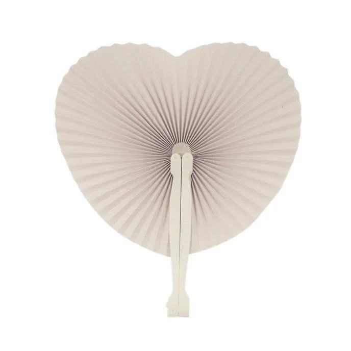 Heart Shaped Folding Fans