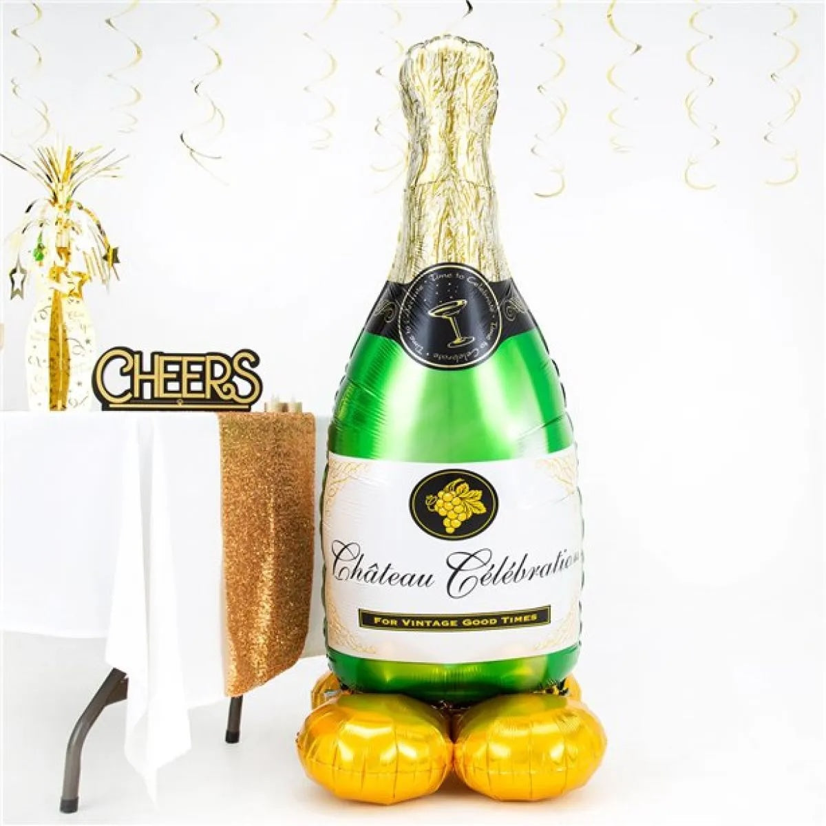 Giant Standing Champagne Balloon