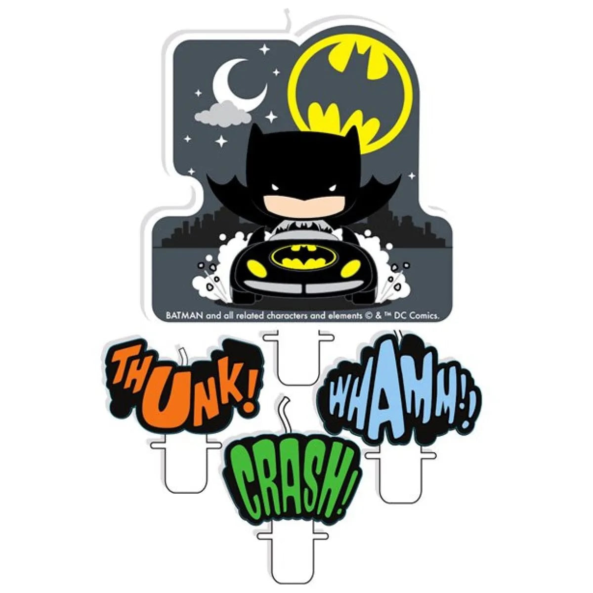 Batman Birthday Candles