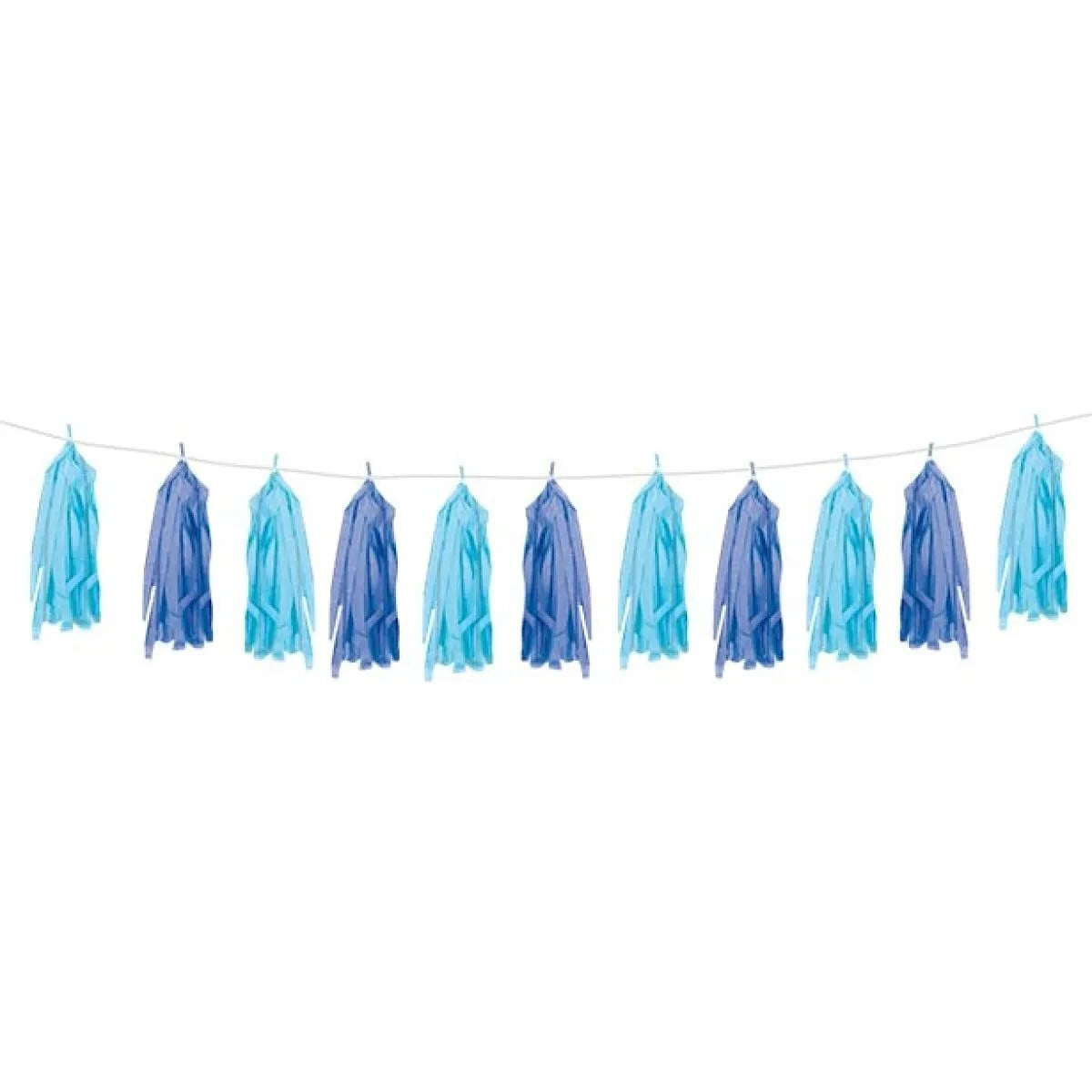 Blue Tassel Garland