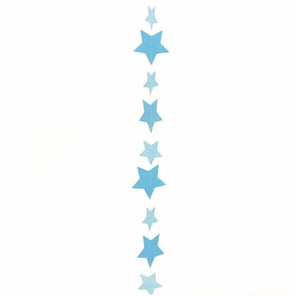 Blue Star String Decoration