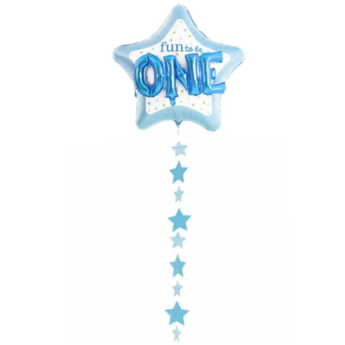 Blue Star String Decoration