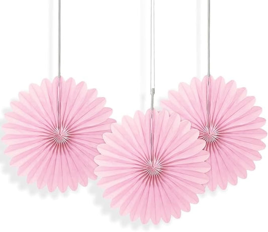 Pink Mini Decorative Fans