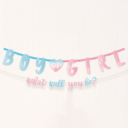 Jumbo Gender Reveal Banner Kit