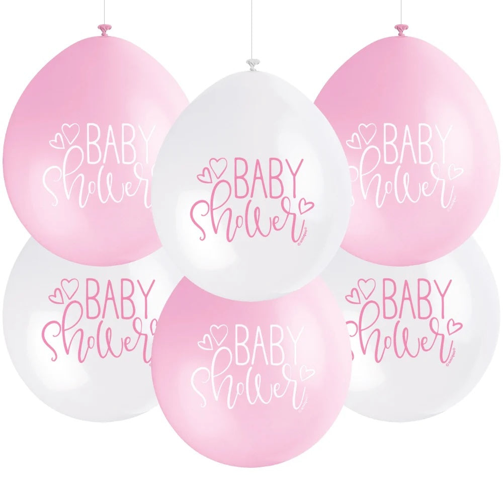 Pink Baby Shower Balloons