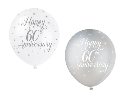 Diamond Anniversary Balloons