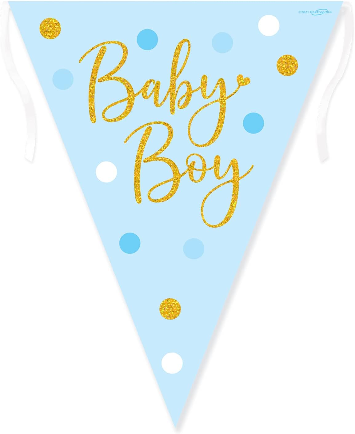 Baby Boy Foil Bunting
