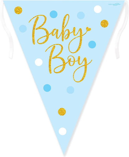 Baby Boy Foil Bunting