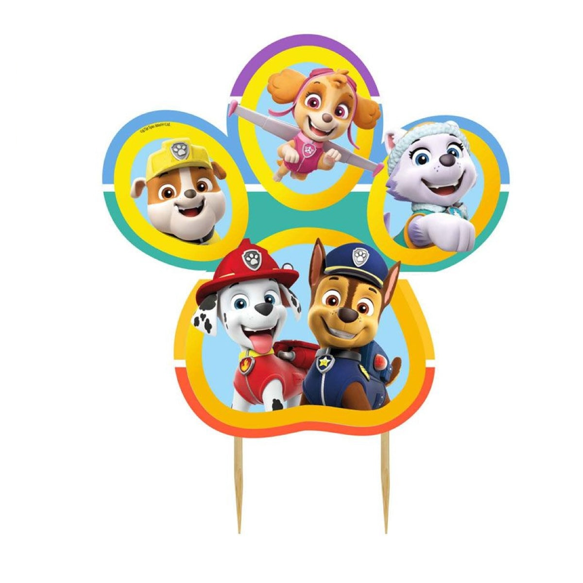 Paw Patrol Birthday Candle