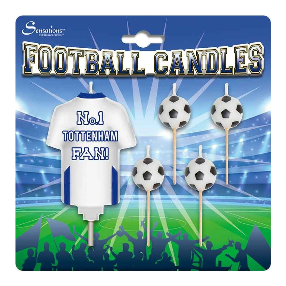 Number 1 Tottenham Fan Football Candle Set