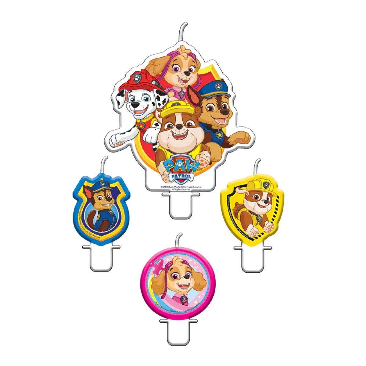 Paw Patrol Birthday Candles