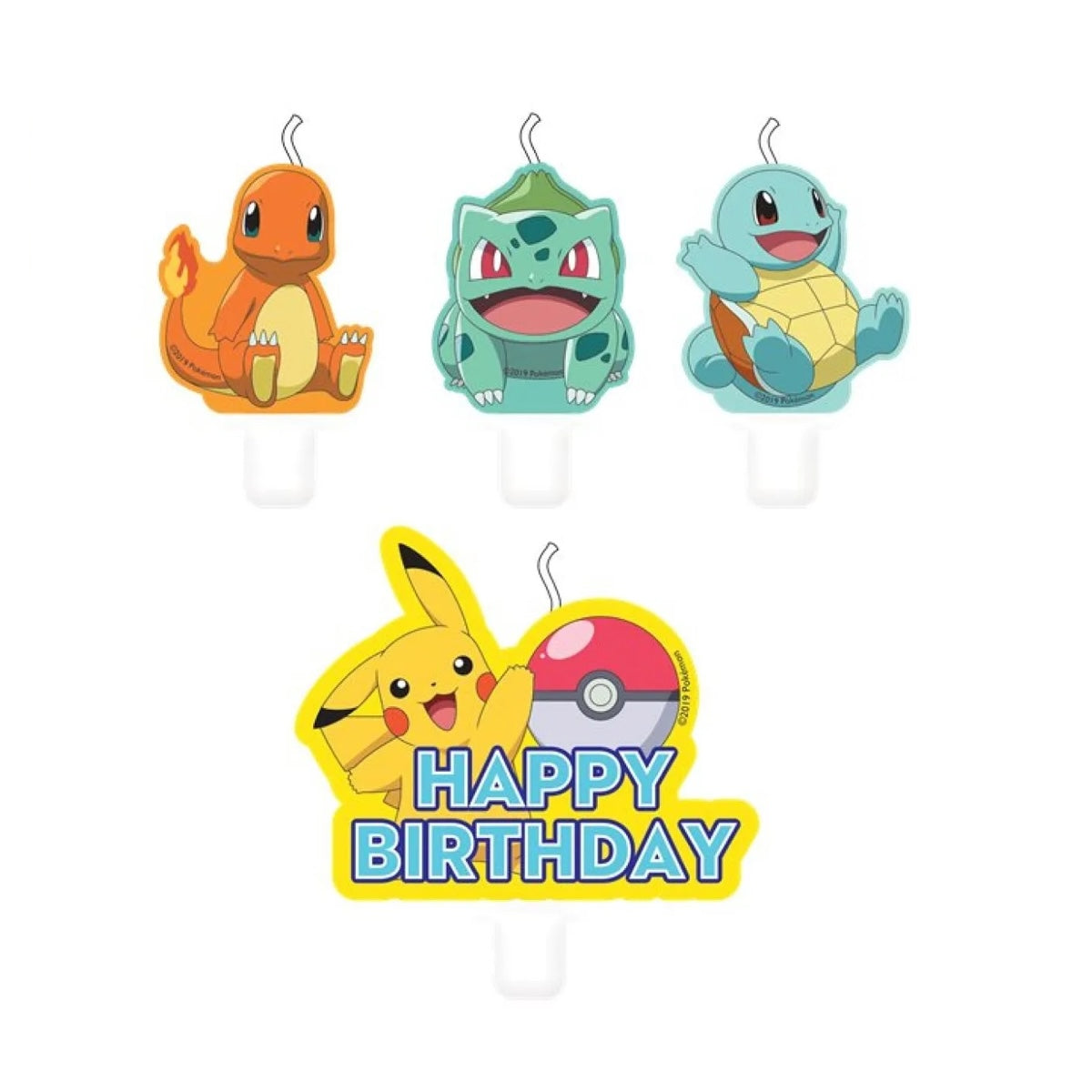 Pokemon Birthday Candles