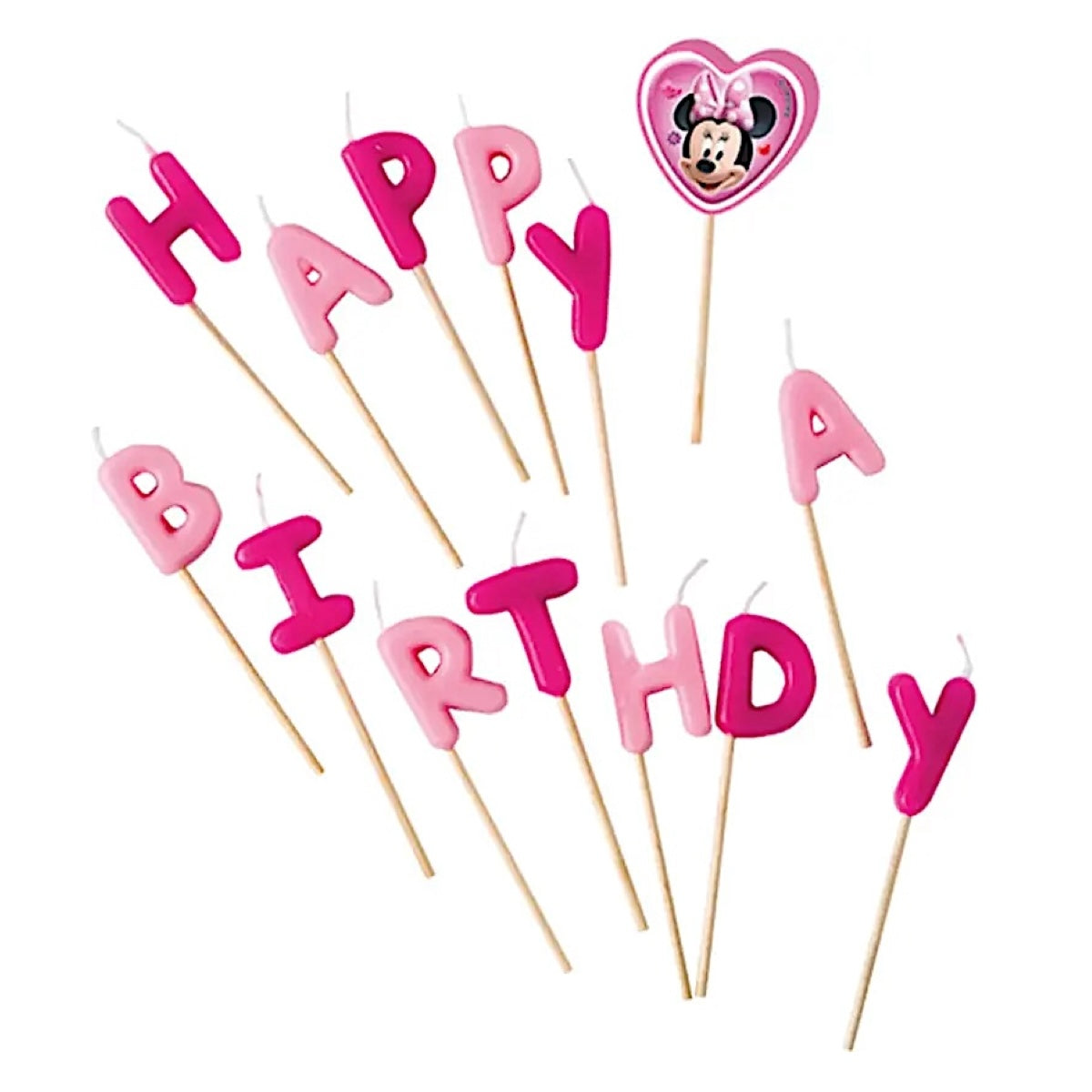 Minnie Junior Happy Birthday Candles