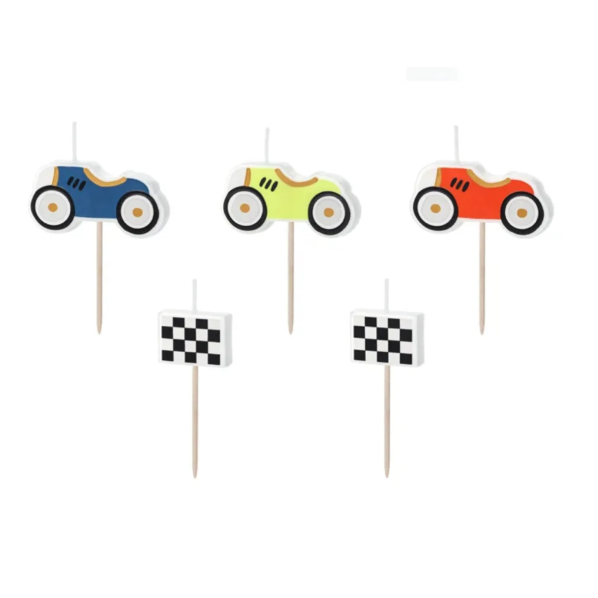 Racing Cars Candle Set