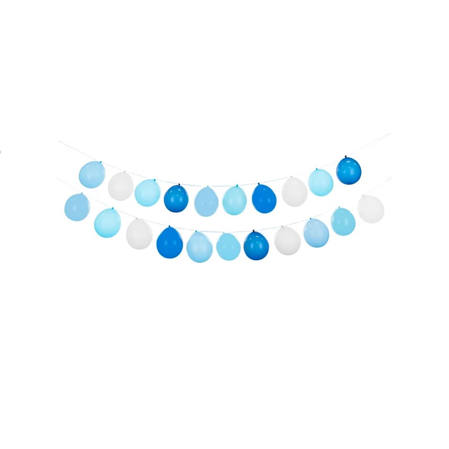 Blue Balloon Garland