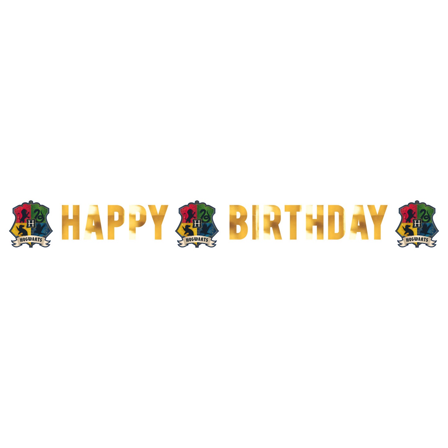 Harry Potter Houses Birthday Banner