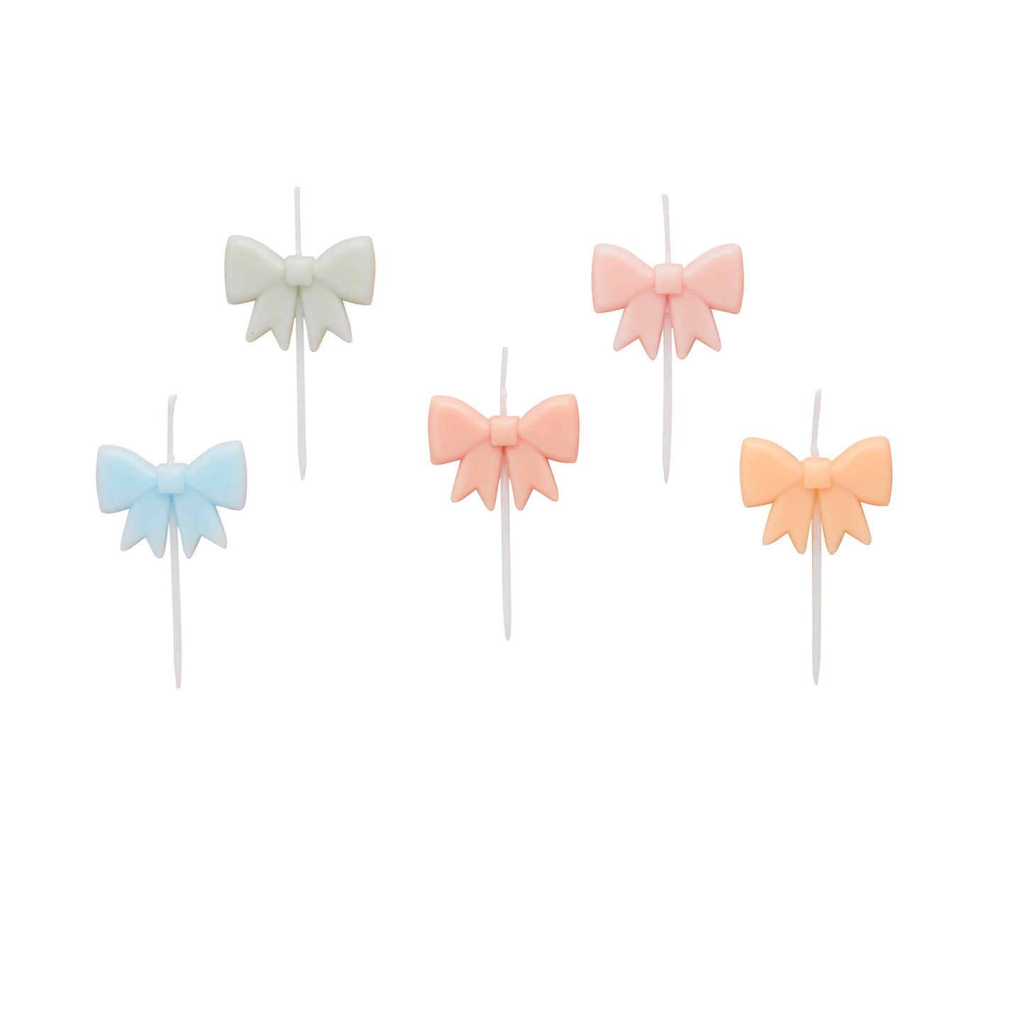 Pastel Bows Candle Set