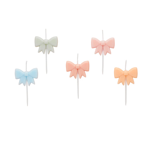 Pastel Bows Candle Set