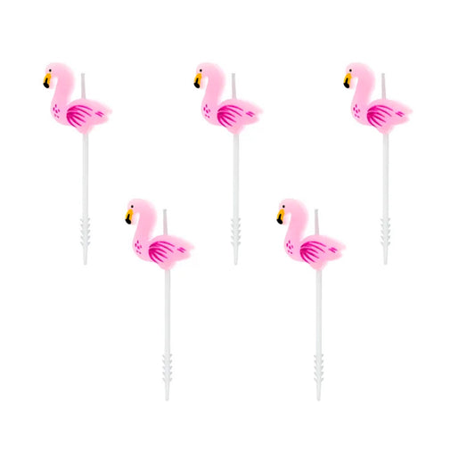 Flamingos Candle Set