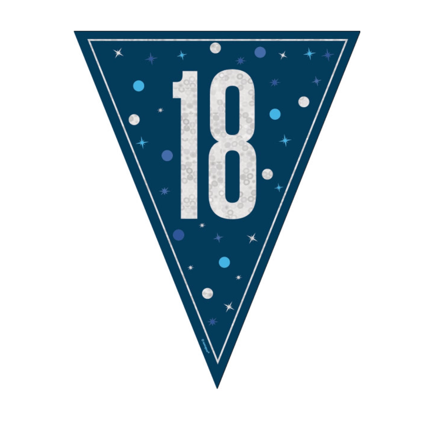 18th Birthday Navy Blue Bunting