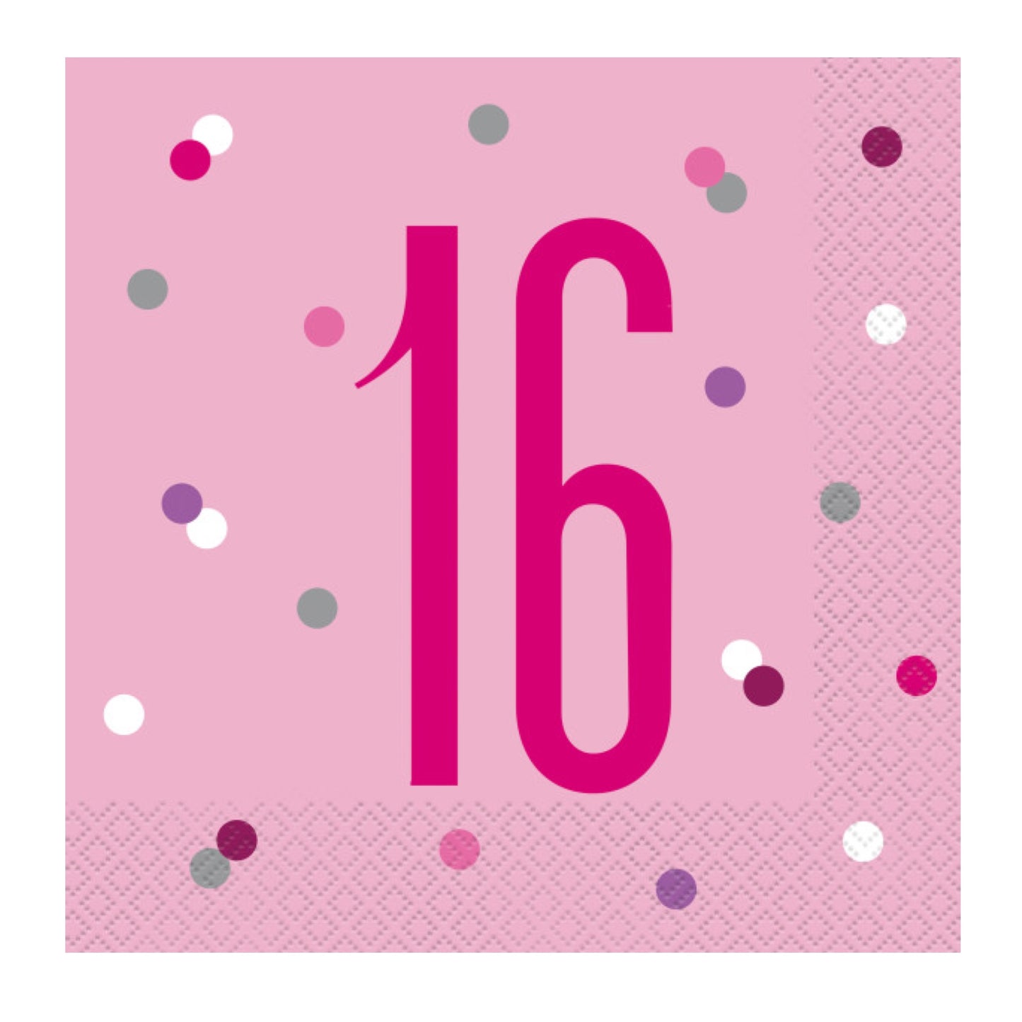 16th Birthday Pink Napkins