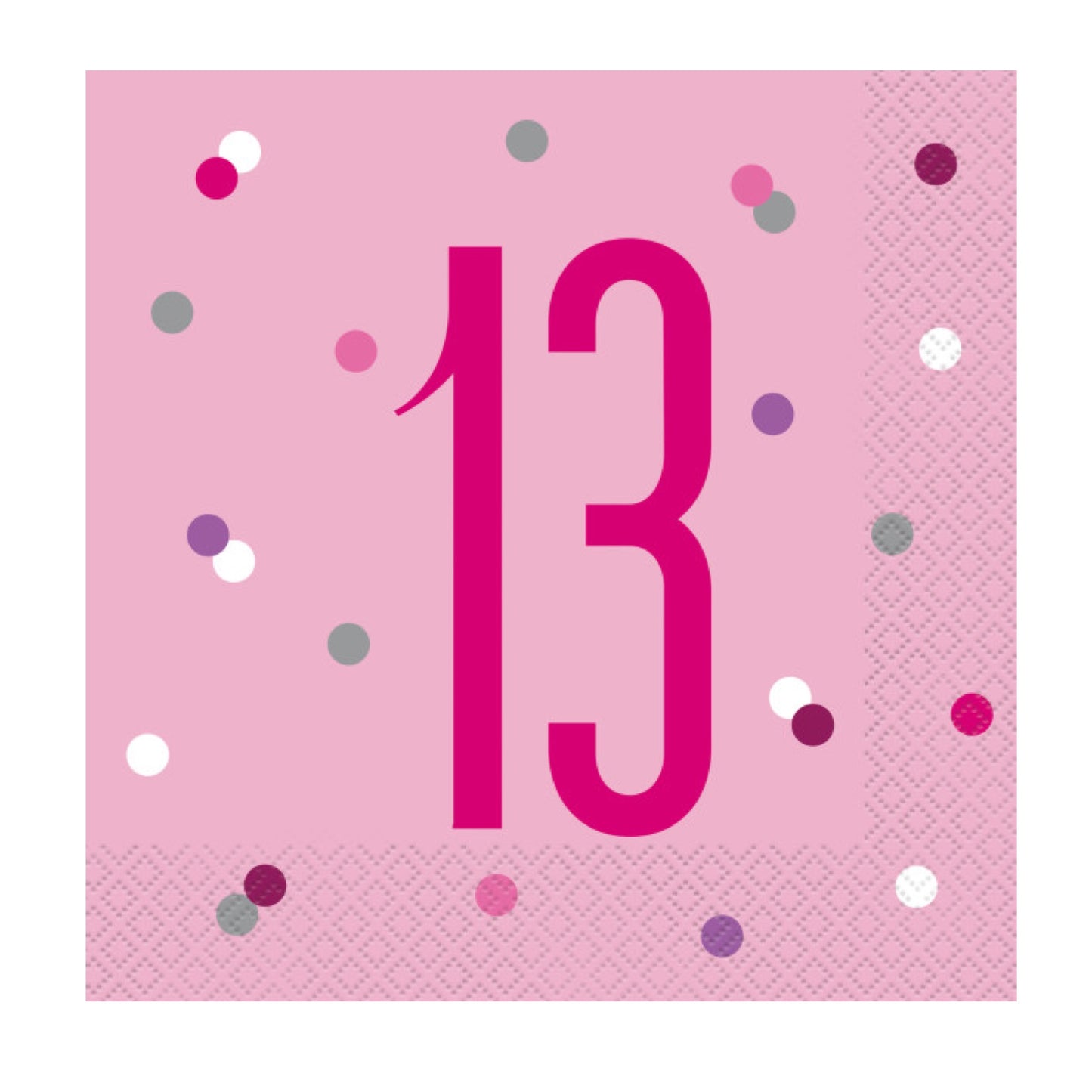 13th Birthday Pink Napkins