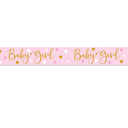 Baby Girl Foil Banner