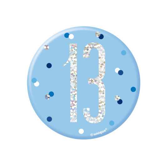 13th Birthday Blue Badge