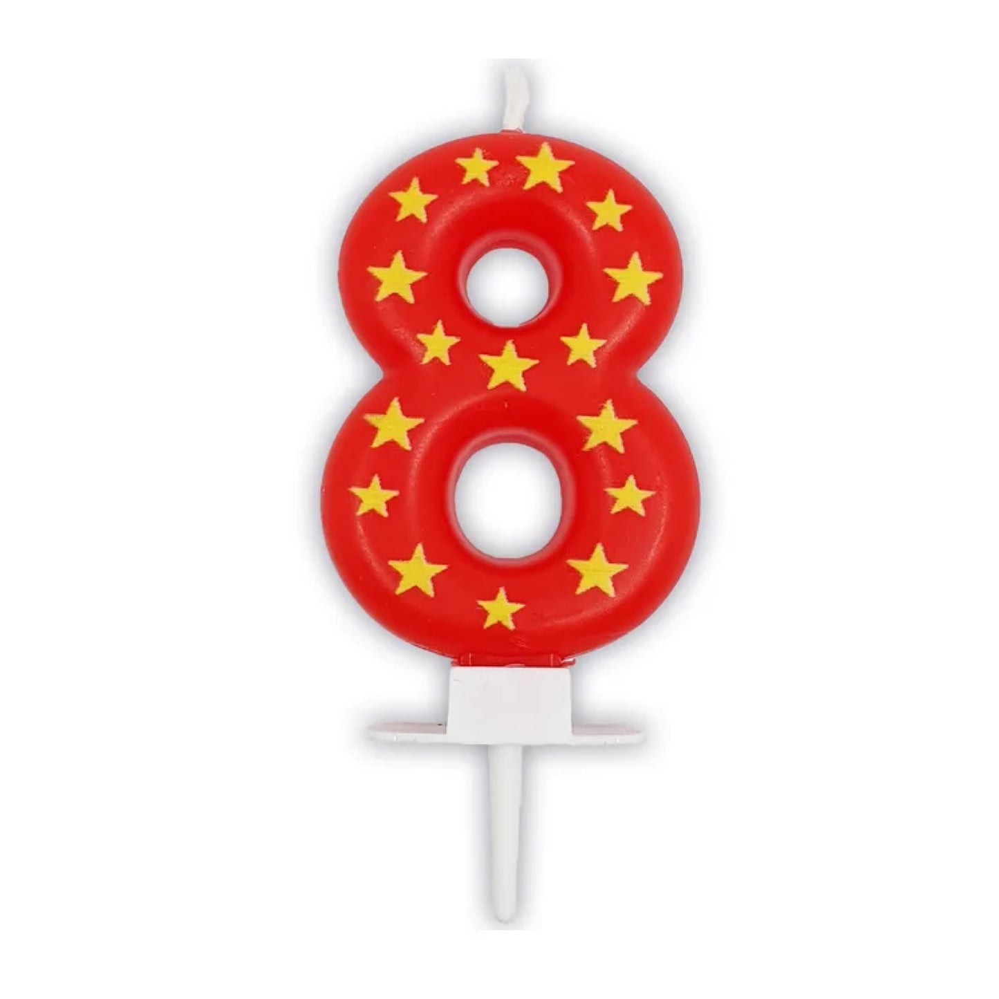 Star Numbers 0-9 Candles