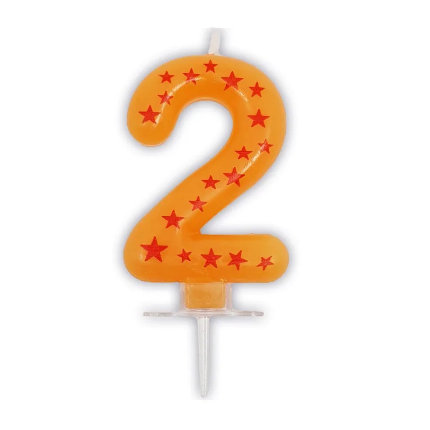 Star Numbers 0-9 Candles