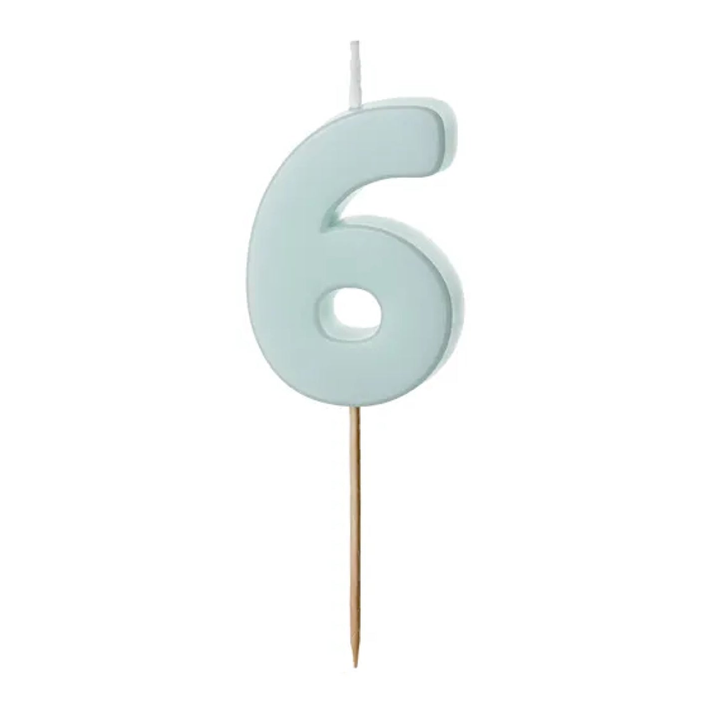 Blue Numbers 0-9 Candles
