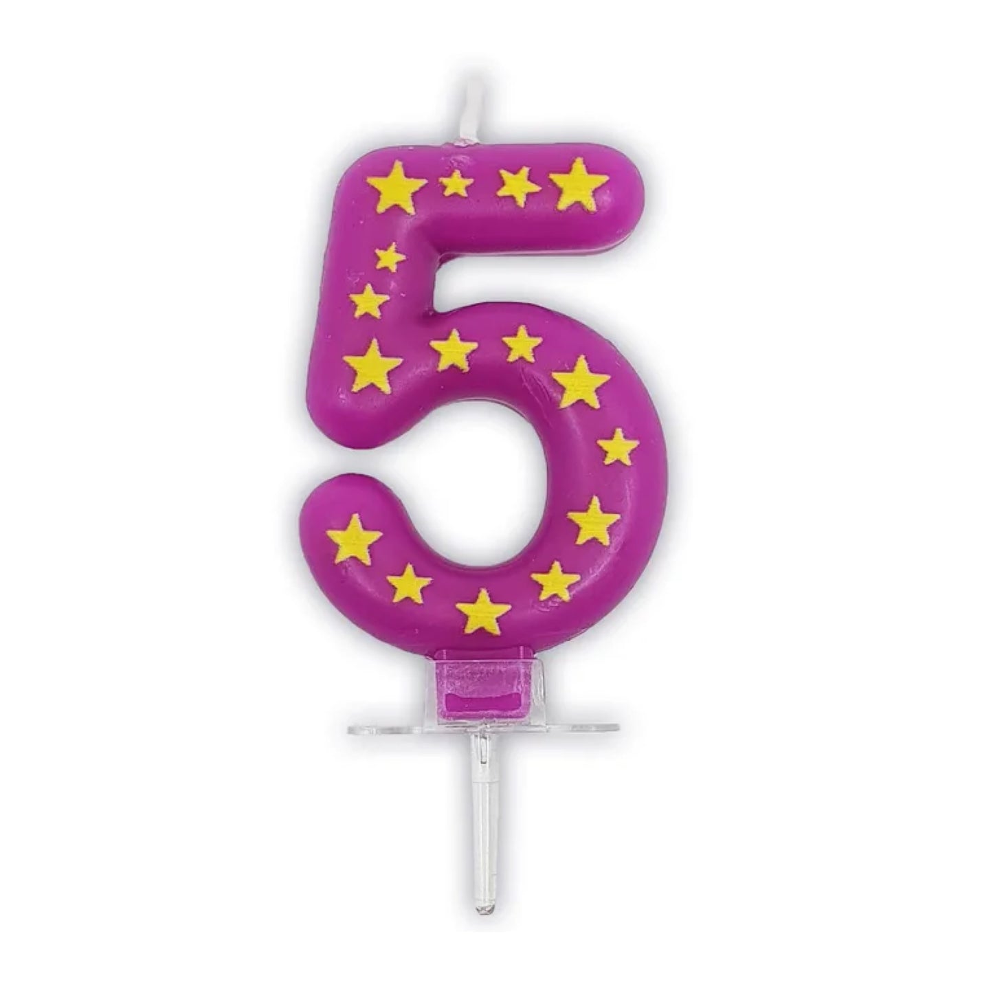 Star Numbers 0-9 Candles