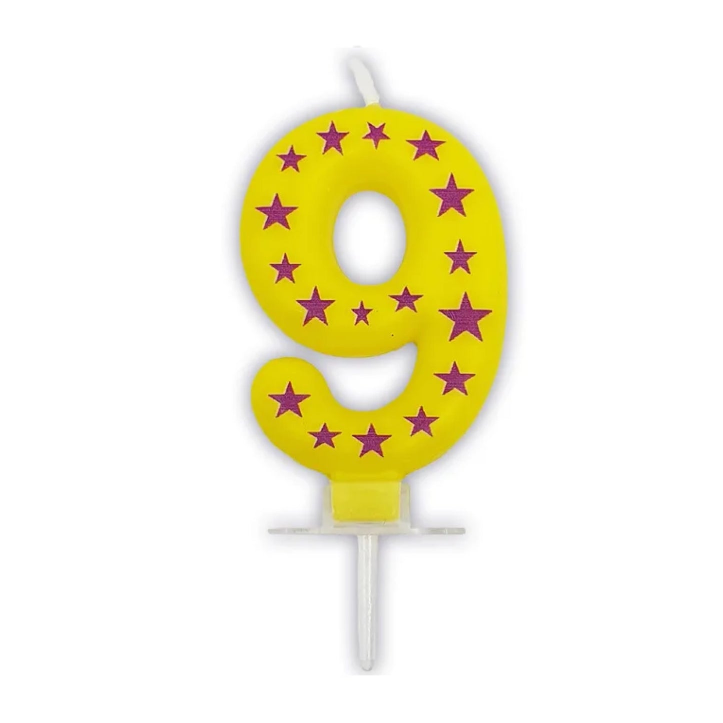 Star Numbers 0-9 Candles