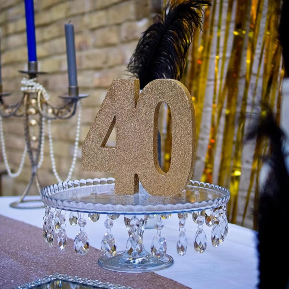 Gold Glitter 40 Table Decoration