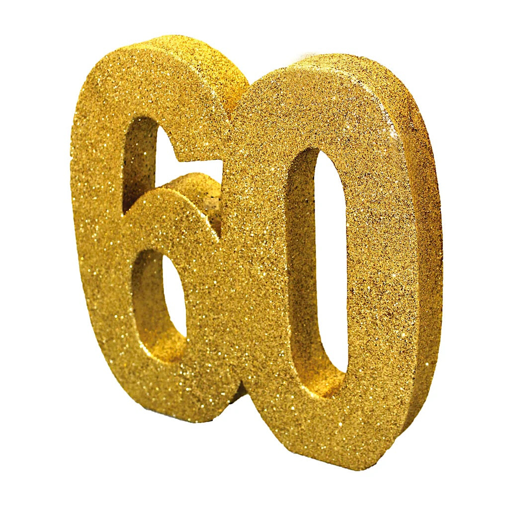Gold Glitter 60 Table Decoration