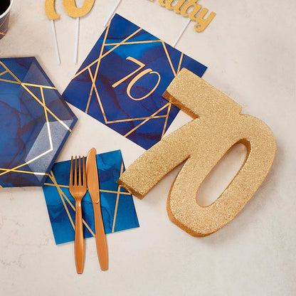 Gold Glitter 70 Table Decoration
