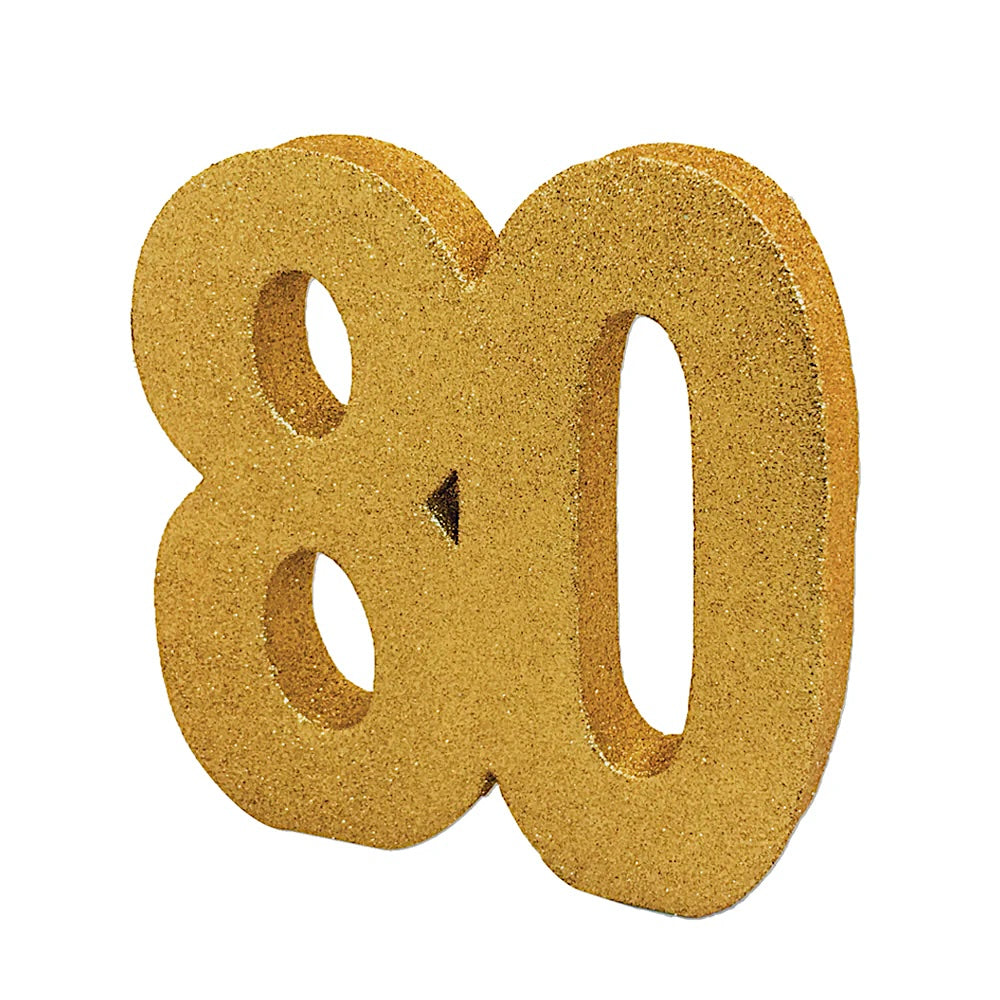 Gold Glitter 80 Table Decoration