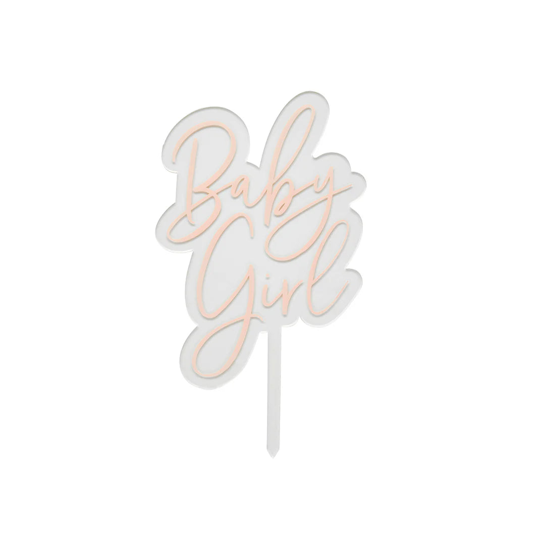 Baby Girl Cake Topper